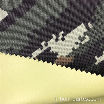 Tissu militaire de camouflage en polyester ignifuge